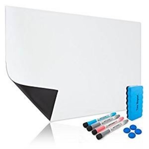 Tableau blanc effaçable à sec avec fixation magnétique, <span class=keywords><strong>aimant</strong></span> en caoutchouc, calendrier pour réfrigérateur - Product Image 1