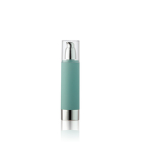 Flacon de lotion sans air en plastique ABS personnalisé avec logo, 120 ml, 4 oz, avec pompe pulvérisateur pour crème pour le visage