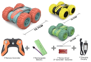 prórroga doble lado 4WD RC Coche juguete de control remoto de coche vehículo anfibio en el agua y la tierra - Product Image 6