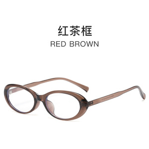Montures de lunettes œil-de-chat grises, monture complète, anti-lumière bleue, légères, pour femmes, en TR90 - Product Image 4