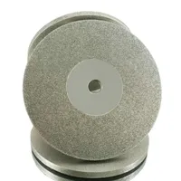 Disque diamanté double face haute performance 45-1000 grain disque de meulage diamanté lapidaire coupe aplatissement pour disque abrasif