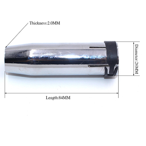 Boquilla Protectora 36KD para Antorcha MIG MAG, Copa de Protección de Acero Inoxidable para Máquina de Soldadura MIG NBC CO2 - Product Image 3