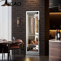 SICAO Grande capacité Sèche Ager Vieillissement Fromage Vieilli Refroidisseur Viande Réfrigérateur Réfrigérateur Affichage Dri Age Vitrine Machine