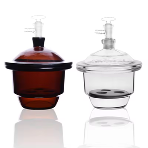 Équipement <span class=keywords><strong>de</strong></span> laboratoire <span class=keywords><strong>de</strong></span> <span class=keywords><strong>chimie</strong></span> – Verre <span class=keywords><strong>de</strong></span> laboratoire Borosilicate 3.3 transparent ambré – Épandoir à vide en verre pour laboratoire 150mm 180mm 210mm 300mm - Product Image 3