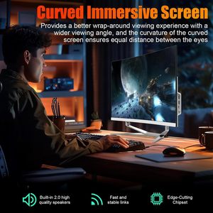 32 inch Cong tất cả-trong-một PC Intel Core I7 16GB DDR4 RAM 512GB SSD LCD hiển thị OEM Máy tính để bàn máy tính với up Pin - Product Image 6