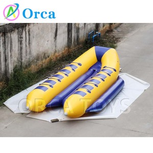 Doppelreihiges 10-Sitzer Wassersport-Schleppboot aus dickem PVC, aufblasbares Doppelreihen-Bananenboot, aufblasbares Wasserschleppboot-Spiel - Product Image 4