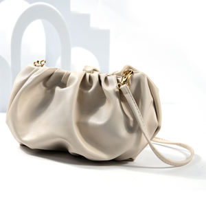 Factory Customization New Clutch <b>Bag</b> Shoulder <b>Bag</b> Girls New Pleated Wrist <b>Strap</b> <b>Bag</b> - Product Image 4