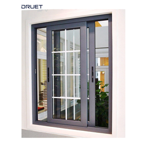 DRUET-ventana deslizante de fábrica, ventana de vidrio bajo en E, UPVC, para recepción y oficina, venta directa de fábrica - Product Image 6