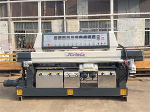 Machine de polissage automatique de bordure de verre à 9 broches de roue avec fonction de meulage de bord de composant de moteur de noyau de certification CE - Product Image 3