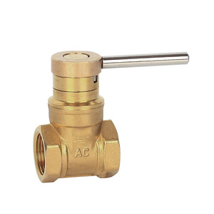 Guangdong Magnesium Special Brass Gate Valve 1/2 Inch Single Gate Locking For Water And Other Media - Product Image 2