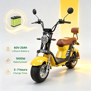 แบตเตอรี่ 1000W 60V20AH ยางอ้วน 10 นิ้ว จักรยานยนต์ไฟฟ้า 2 ที่นั่ง ขายส่งในเปรู จักรยานยนต์ไฟฟ้า 1000W 20 - Product Image 3