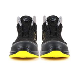 Zapatos DE SEGURIDAD transpirables impermeables de alta calidad <span class=keywords><strong>Botas</strong></span> de seguridad de corte alto con punta de acero de cuero para construcción industrial - Product Image 3