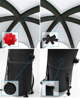 Tente gonflable de luxe pour l'extérieur, pavillon de glamping, abri de camping facile à installer, Baishengtent