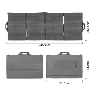 High-Efficiency Portable 400W Folding Monocrystalline Silicon Foldable <b>Solar</b> for Outdoor Traveler - Product Image 2