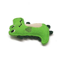 Jouet en peluche doux pour chat en vrac, peluche froissée mignonne, drôle, plat, alligator, cataire, jouet à mâcher interactif pour chat en stock