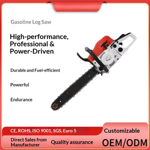 Motosierra de Gasolina de Alta Potencia de 20 Pulgadas, 58CC, Roja y Blanca, Multifuncional, Modelo 58 Rojo y Blanco - Product Image 2