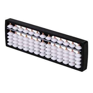 Student Mini <span class=keywords><strong>Soroban</strong></span> Abacus Diseño en blanco y negro para educación matemática - Product Image 3