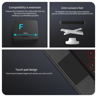 Casing silikon ajaib untuk ipad mini 6 gen, Casing keyboard untuk Ipad Mini 4 5 6, Casing Keyboard Touchpad untuk Ipad