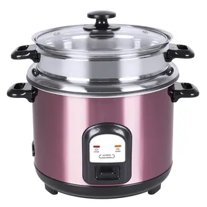 New Multifunction Rice Cooker with Keep Warm Function, OEM Wholesale Small Kitchen Appliance 1.5L, 350W, Blue, Pink and Red