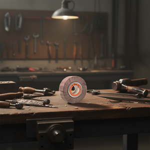 Disque abrasif à lamelles en tissu corindon 165x30x54 mm grain 400 avec trou - Product Image 3