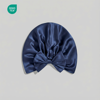 Boîte cadeau personnalisée YH N4, bonnet en soie 100% pour femmes, 22 momme, bonnet de nuit, bande élastique, turban en soie de luxe, OEKO-TEX Four