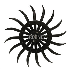 Großhandel Agri Produkte Pinne Unkraut grubber Wärme behandelt 21 "Stahl Rotary Hoe Wheel AN142664 3400-111 - Product Image 2