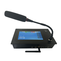 Microphone de sonorisation IP Vnetpa NS-M30 avec écran tactile et système de haut-parleurs