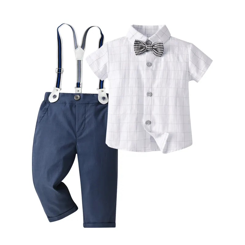 12M-4Y Baby Boy Kleding Party Set Strik Baby Outfit Jurk Jongen Baby Boy Suits