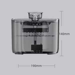 बुद्धिमान स्वचालित पानी डिस्पेंसर पर्यावरण के अनुकूल ठोस पैटर्न बिल्ली कुत्ते पानी का फव्वारे मौन निस्पंदन - Product Image 4