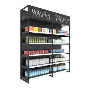Étagères de supermarché Gondole noire Étagères en acier Étagères gondole Prix - Product Image 4