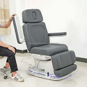 Fabrik elektrisches Gesichts bett LED-Licht Elektrisches Massage bett Verstellbares Make-up-Bett Recliner Beauty Salon Möbel - Product Image 5