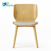 Chaises de réception de bureau, siège empilables, coussins de siège, en bois à usages multiples, pour étudiants, formation, réunion des clients