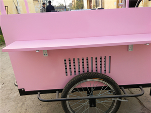 มินิโดนัทรถเข็นไอศครีมรถบรรทุกถนนอาหารตู้ยืนขนมที่กำหนดเองได้อย่างรวดเร็วรถบรรทุกอาหารตู้ขาย - Product Image 6