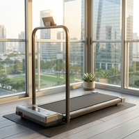 Tapis de marche électrique pliable et portable pour entraînement cardio, avec écran LED, idéal pour la maison et le bureau