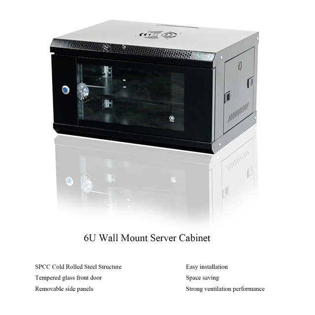 Thicken Steel Wall-mount Network Cabinet 19 Inch 6u 9u 12u 15u Server Rack 600mm Depth