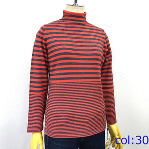 Vêtements Vêtements Rayon Stretch Rayure Bottleneck Bulk Knitwear Pull à manches longues pour femmes - Product Image 6