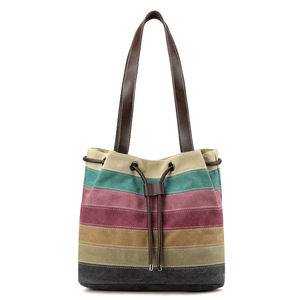 Sacs à bandoulière pour femmes, sacs hobo en toile, sacs messager décontractés multicolores, sacs fourre-tout à poignée supérieure, sacs bandoulière - Product Image 1