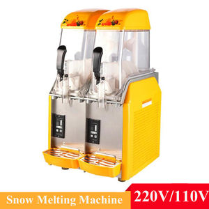 เครื่องทำสลัชแบบ<span class=keywords><strong>ถัง</strong></span>คู่เครื่องทำน้ำแข็งสลัชออนหิมะเครื่องทำสมูทตี้เครื่องทำเครื่องดื่มเย็นเชิงพาณิชย์ - Product Image 2