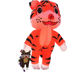 2.5M policromo aquilone tigre morbido gonfiabile <span class=keywords><strong>animale</strong></span> facile <span class=keywords><strong>mosca</strong></span> resistente agli strappi per principianti per attività genitore-figlio realizzato in Nylon - Product Image 1