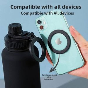 Hot-Selling Stainless Steel Magnetic <b>Lid</b> Vacuum Insulated <b>Cup</b> 360 Rotating Large Capacity Sports Water Bottle <b>Straw</b> 6-12 Hours - Product Image 3