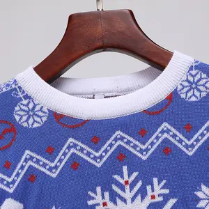 High Quality Crew Neck Long Sleeve Unisex Ugly Jumpers Apparel Man Christmas Sweater