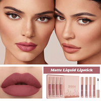 Longue durée haute Pigment Sexy lèvre mat Nude rouge à lèvres Kits mat cosmétique étanche rouge à lèvres