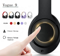 DOQAUS VOGUE9 Casque supra-auriculaire Premium violet Casque sans fil parfait pour la salle de sport et un usage quotidien