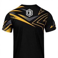 Maillot de football brodé à séchage rapide |   T-shirt d'équipe personnalisé, logo couleur personnalisé |   Vêtements de sport performants 100% polyester