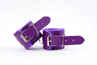 BDSM menottes bracelets de poignet cheville sexe Bondage ensemble poignets en peluche rembourré contraintes PU cuir esclave fétiche débutant jouets pour adultes