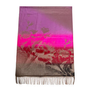 ロングカシミアジャカードスカーフ女性用織りグラデーションショール - Product Image 2