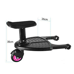 Glider Ride on Step Board 2 en 1 Baby Poussette Kid Board Comfort <span class=keywords><strong>Planche</strong></span> à roulettes avec siège détachable - Product Image 6