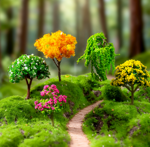 Mini Árbol Artificial de Sakura, Modelo de Micro Paisaje, Adorno Multicolor, Árbol de Flores en Miniatura, DIY, Terrario de Musgo, Jardín de Hadas, Bonsái - Product Image 2