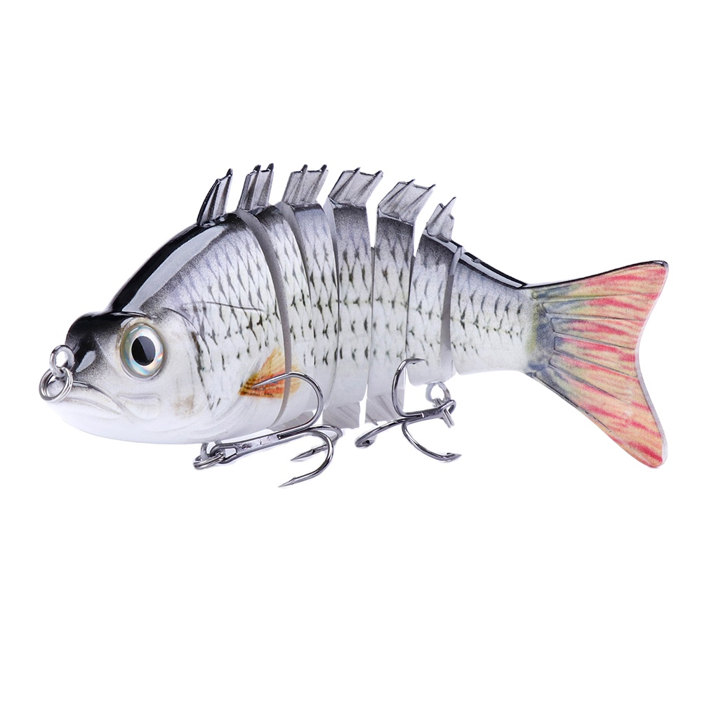 1 leurre flottant de 58 mm/7,5 g, poisson rouge 3D Fisheyes
