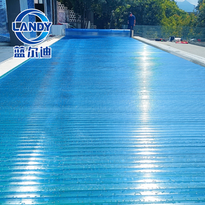 Landy 24V PC Tự Động Trượt Sàn Hồ Bơi Bìa IP68 Không Thấm Nước Chống Uv Tự Động Hồ Bơi Bìa Cho Thận Hình Hồ Bơi - Product Image 6